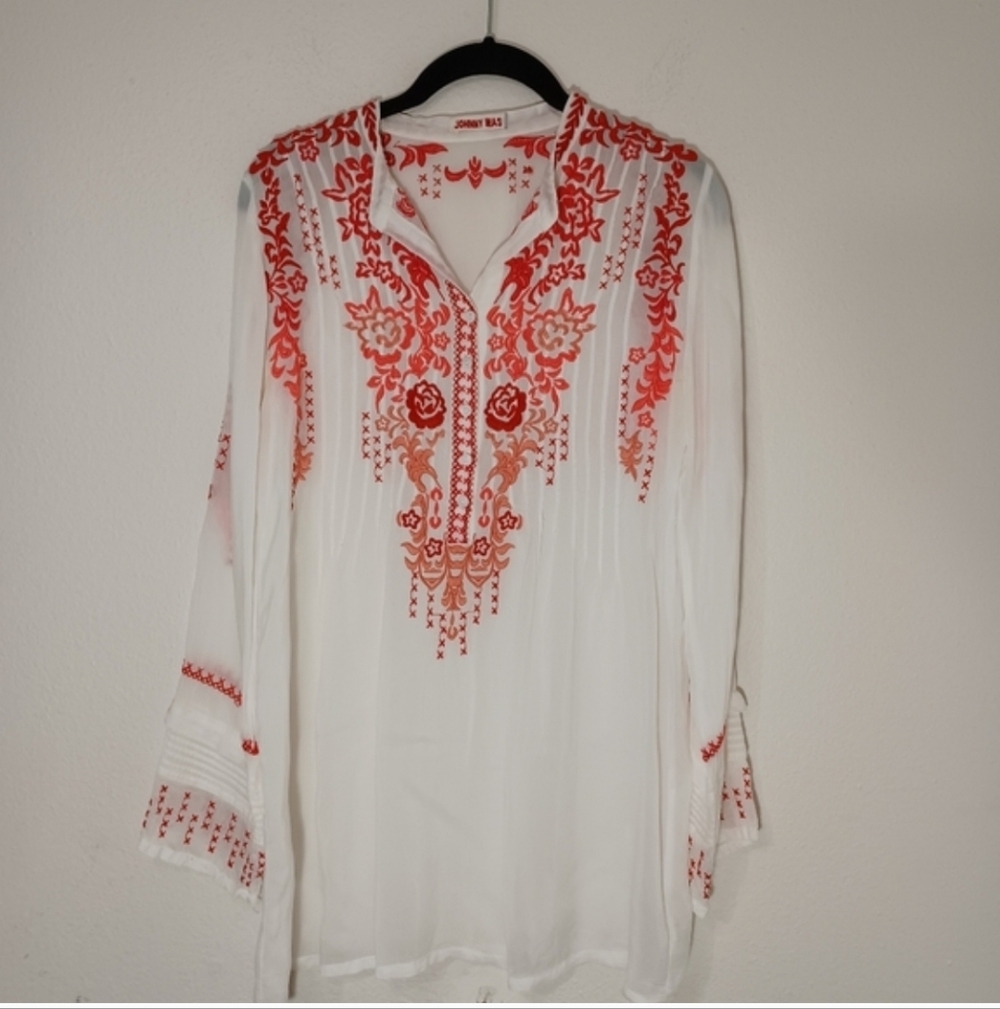 🧡Johnny was ROSS RED TUNIC - Picture 10 of 13